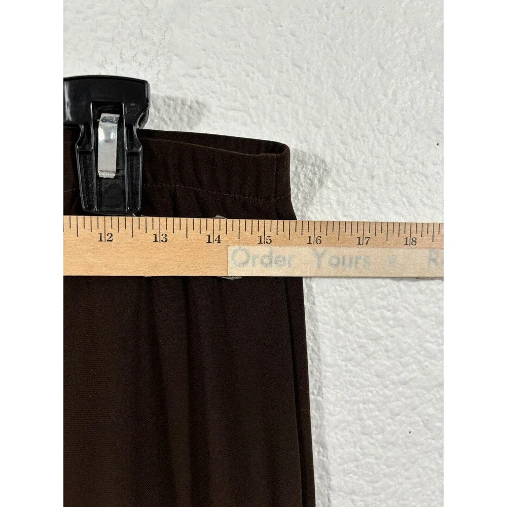 Joseph Ribkoff Pants Women’s Size‎ 12 Stretch Ponte Knit Solid Brown